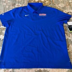 Hutchinson Blue Dragons Nike Basketball Polo Color Blue Size 3XL NWT